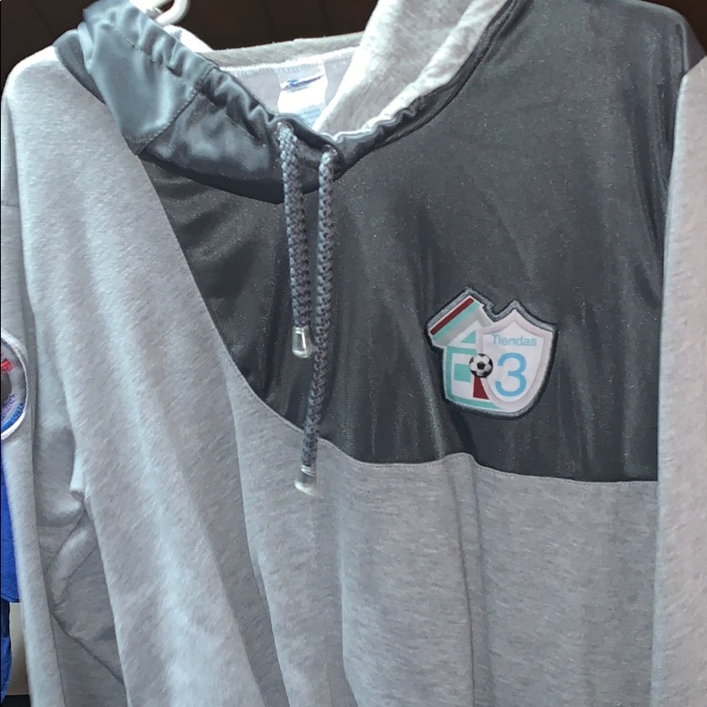 Funnel Neck hoodie Soccer Sweater